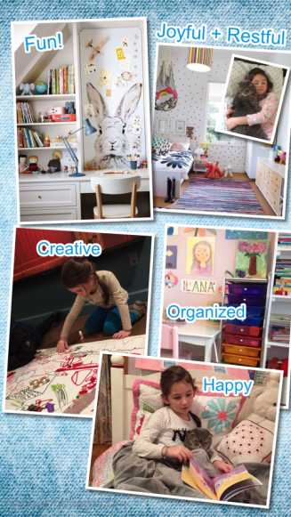 Vision board kids room design