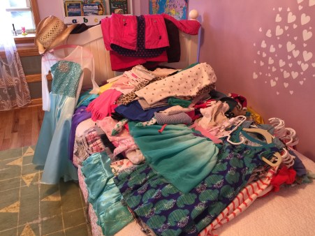 Kon Mari kids clothes organization