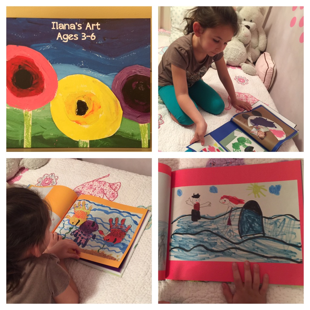 Art book of children's art