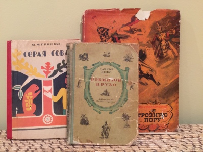 Vintage children's books in russian