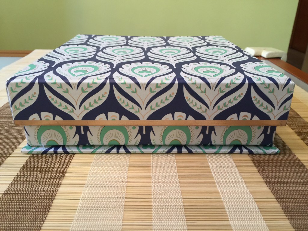 storage box for cards, playbills