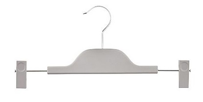 Plastic skirt hanger grey