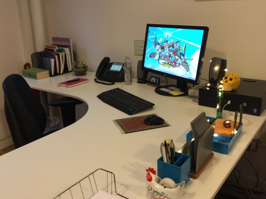 Organized office desk